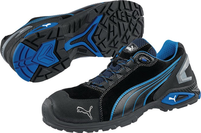 Buty ochronne PUMA Rio Black Low rozmiar 45 czarny/niebieski ( 4300700405 )