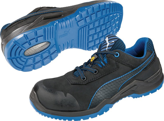 PUMA safety shoe Argon Blue Low size 46 black/blue ( 4300700446 )