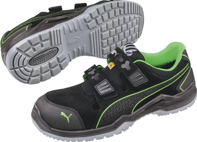PUMA sandalia de seguridad Neodyme Green Low talla 41 negro/verde ( 4300700461 )