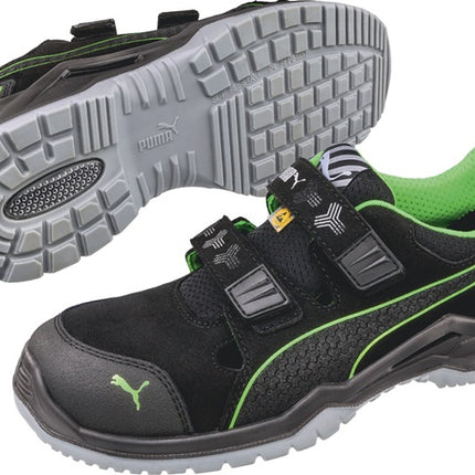 PUMA sandalia de seguridad Neodyme Green Low talla 42 negro/verde ( 4300700462 )