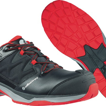 ALBATROS Chaussures de sécurité ULTRATRAIL BLACK Low Taille 44 noir/rouge ( 4300700584 )