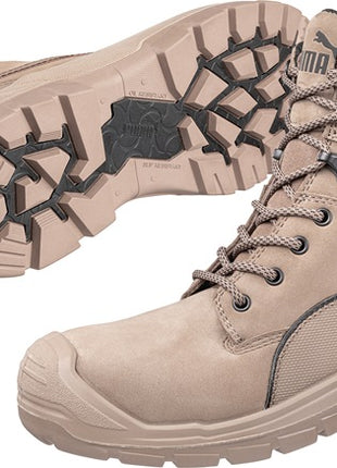 PUMA botas de seguridad CONQUEST STONE HIGH tamaño 43 piedra ( 4300700625 )