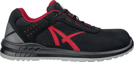 ALBATROS zapato de seguridad GRID LOW talla 46 negro/rojo ( 4300700706 )