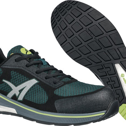 ALBATROS Chaussures de sécurité AER58 GREEN LOW Taille 44 noir/vert ( 4300700854 )