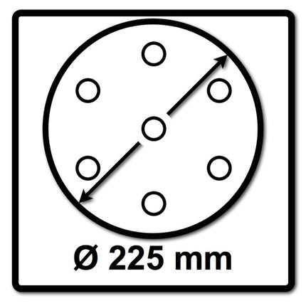 Festool Schleifscheiben STF D225 P240 GR S Granat Soft 25 Stk. ( 204226 ) - Toolbrothers