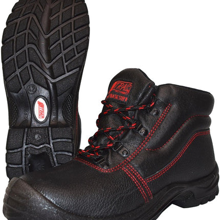 NITRAS stivali di sicurezza BASIC STEP MID taglia 41 nero ( 8000235581 )