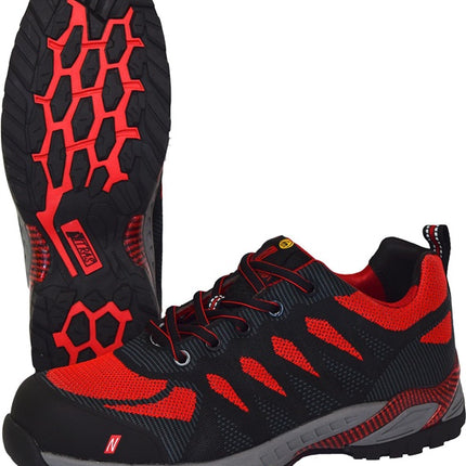 NITRAS safety shoe PRO STEP size 43 black/red ( 8000235646 )