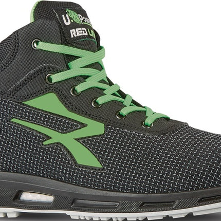 Buty ochronne U.POWER RedLion HARD rozmiar 43 czarny/zielony ( 8000419914 )