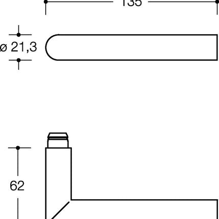 HEWI Rosettengarnitur 162PBR01.230 Polyamid 90 ( 8000646092 )