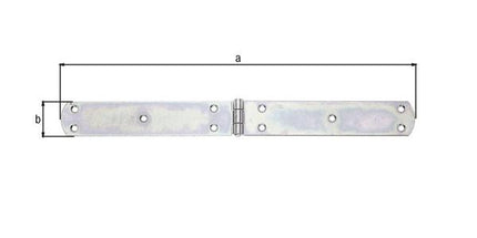 GAH altezza cerniera cassa 40 mm W.open400 mm ( 8001514131 )