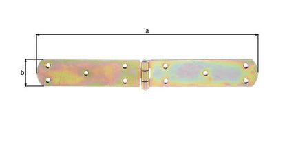 GAH crate hinge height 40 mm W.open300 mm ( 8001586372 )