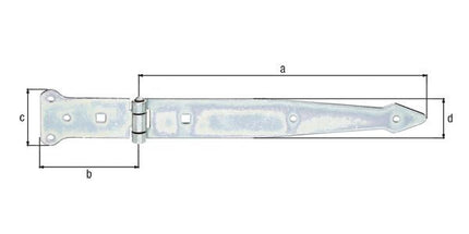 GAH Werfgehänge  Länge 300 x 101 mm Breite 63 x 45 mm ( 8001732553 )