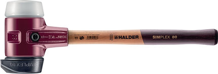 HALDER maza de cara blanda SIMPLEX cabeza d. 80mm longitud 490 cabeza w.175mm ( 8002360753 )