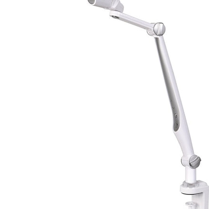 HANSA Schreibtischleuchte LED Multiflex ABS, Eisen, PS weiß/silber Höhe 600 mm ( 9000483601 )