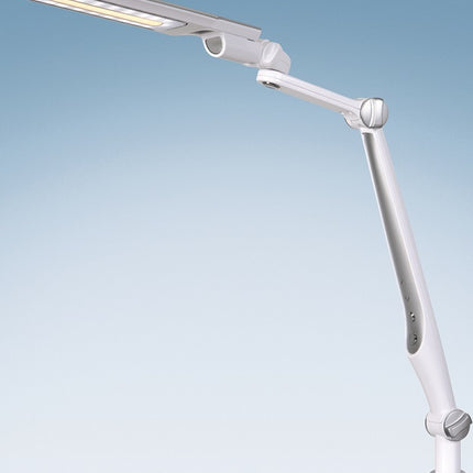 HANSA Schreibtischleuchte LED Multiflex ABS, Eisen, PS weiß/silber Höhe 600 mm ( 9000483601 )