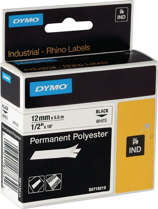 DYMO Schriftband  Bandbreite 12 mm Bandlänge 5,5 m ( 9000484110 )