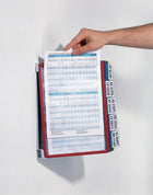 Soporte de pared DURABLE 10 paneles expositores (9000492460)