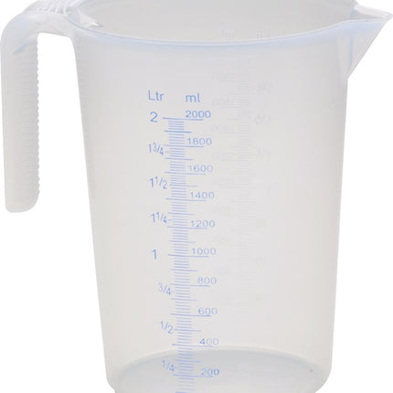 Jarra dosificadora HÜNERSDORFF 2000 ml polipropileno transparente ( 9000495147 )