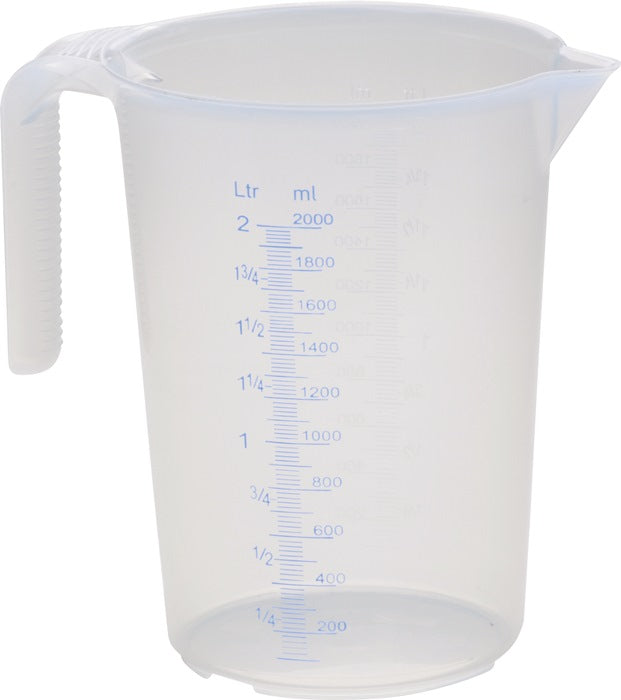Jarra dosificadora HÜNERSDORFF 2000 ml polipropileno transparente ( 9000495147 )
