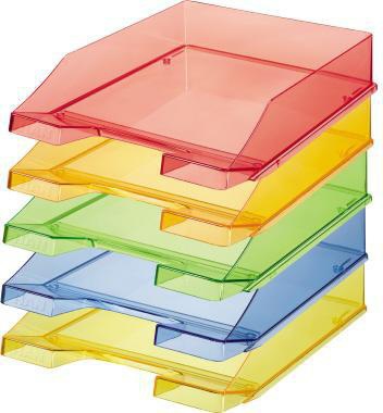 HAN Briefablage HAN KLASSIK DIN A4 DIN C4 Polystyrol Farbe: blau transparent ( 9199107227 )