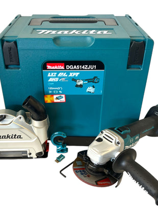 Makita DGA 514 ZJU1 Cordless angle grinder 18 V 125 mm brushless + Makpac - without battery, without charger