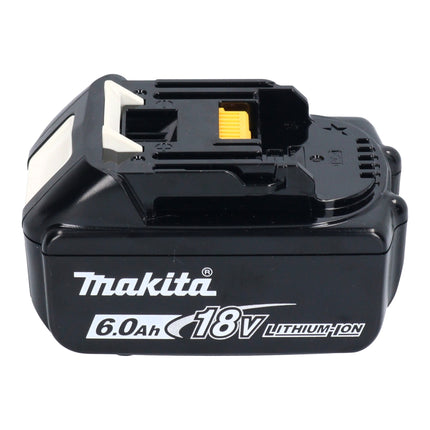 Makita DHR 243 G1J B Akumulatorowy młot udarowo-obrotowy 18 V 2,0 J SDS-Plus czarny + 1x akumulator 6,0 Ah + uchwyt szybkowymienny + Makpac - bez ładowarki