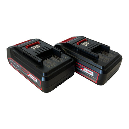 Einhell 2x 18V 2,5Ah PXC-Twinpack Power X-Change ( 4511524 ) 18 V 2,5 Ah Li-Ion ze wskaźnikiem poziomu naładowania