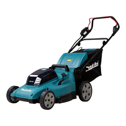 Kosiarka akumulatorowa Makita DLM 480 PT2 36 V ( 2x 18 V ) 48 cm 62 l + 2x akumulator 5,0 Ah + ładowarka