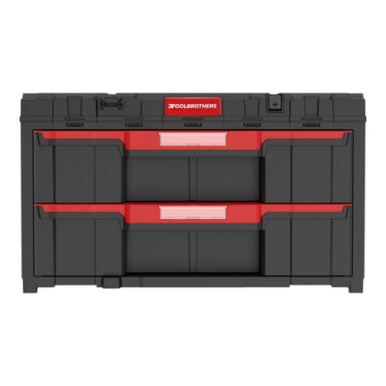 Toolbrothers RHINO XXL Cajonera 2 ECO con dos cajones + separadores 29 L IP66