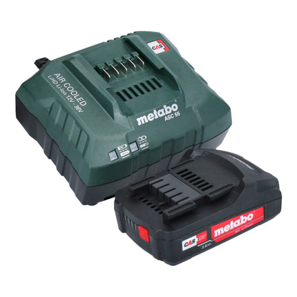 Metabo BS 18 LT Perceuse-visseuse sans fil 18 V 60 Nm + 1x batterie 2,0 Ah + chargeur + metaBOX
