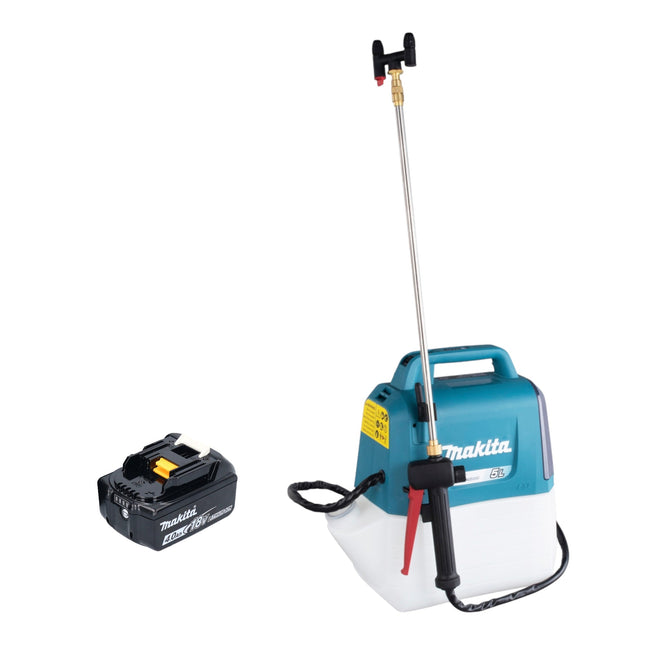 Makita DUS 054 M cordless pressure sprayer 18 V 5.0 l 3.0 bar + 1x rechargeable battery 4.0 Ah - without charger