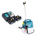 Pulverizador a presión sin cable Makita DUS 054 RG2 18 V 5,0 l 3,0 bar + 2x batería recargable 6,0 Ah + cargador