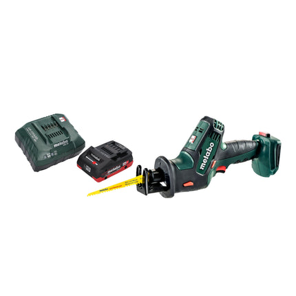 Metabo SSE 18 LTX Compact cordless recipro saw reciprocating saw 18 V 13 mm + 1x LiHD battery 4.0 Ah + charger