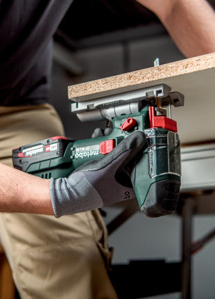 Seghetto alternativo a batteria Metabo ST 18 L 90 18 V 90 mm ( 601047840 ) + Metabox - senza batteria, senza caricabatterie