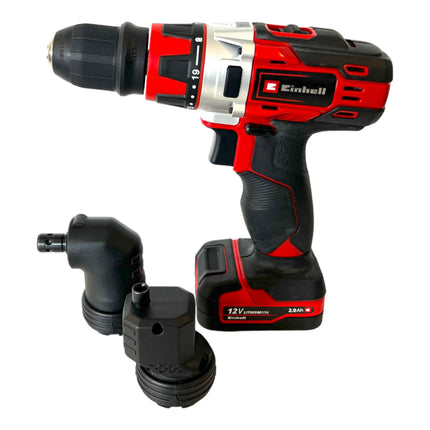 Einhell TE-CD 12/1 3X-Li +39 Taladro atornillador a batería 12 V 30 Nm ( 4513597 ) + 1x batería recargable 2,0 Ah + cargador + e-box