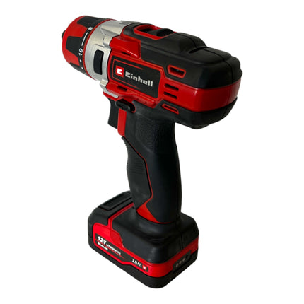 Einhell TE-CD 12/1 3X-Li +39 Taladro atornillador a batería 12 V 30 Nm ( 4513597 ) + 1x batería recargable 2,0 Ah + cargador + e-box