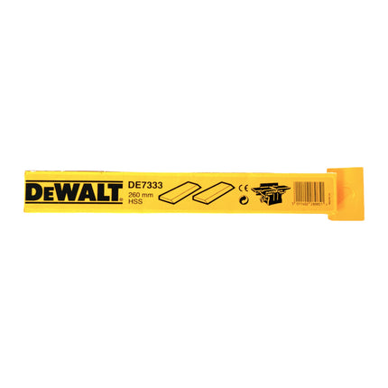 DeWalt 4x DE 7333 HSS planer blade 260 mm (8 pcs.) for D27300