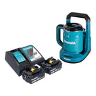 Bollitore a batteria Makita DKT 360 RM2 36 V ( 2x 18 V ) 0,8 L + 2x batteria ricaricabile 4,0 Ah + caricabatterie