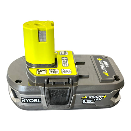 Ryobi RB18L15 rechargeable battery 18 V 1.5 Ah / 1500 mAh Li-Ion ONE+ ( 5133001905 ) with charge level indicator
