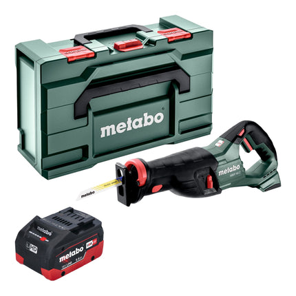 Metabo SSEP 18 LT cordless reciprocating saw 18 V 32 mm + 1x LiHD battery 5.5 Ah + metabox - without charger