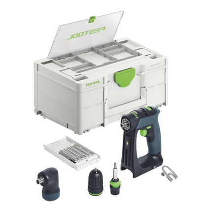Festool CXS 18-Basic-Set cordless drill driver 18 V 40 Nm brushless + 2x rechargeable battery 5.0 Ah + quick charger + systainer