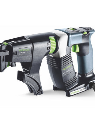 Festool DURADRIVE DWC 18-4500 Atornillador básico sin cable para la construcción 18 V 14 Nm sin escobillas + 2x batería recargable 5,0 Ah + cargador rápido + systainer