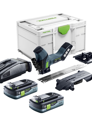 Festool ISC 240 EB-Basic akumulatorowa pilarka do izolacji 18 V 240 mm + 2x akumulator 4,0 Ah + szybka ładowarka + Systainer