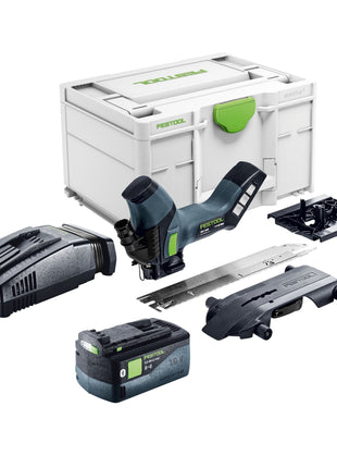Festool ISC 240 EB-Basic akumulatorowa pilarka do izolacji 18 V 240 mm + 1x akumulator 5,0 Ah + szybka ładowarka + Systainer