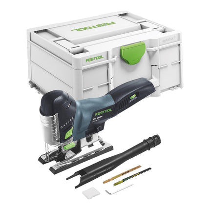 Festool CARVEX PSC 420 EB-Basic cordless pendulum action jigsaw 18 V 120 mm brushless + 2x rechargeable battery 5.0 Ah + quick charger + Systainer