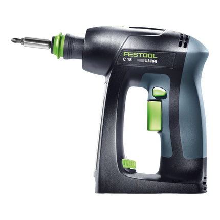 Festool C 18 Basic Taladro atornillador con batería 18 V 45 Nm sin escobillas + 1 batería 5,0 Ah + cargador rápido + Systainer