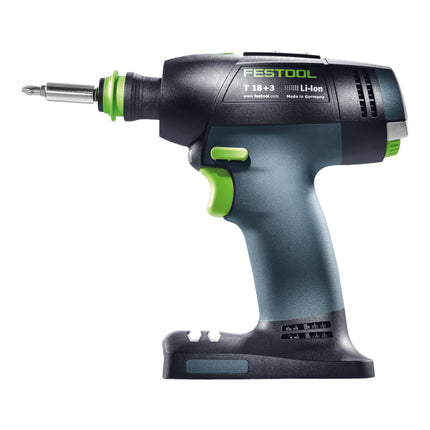 Festool T 18+3 Basic Perceuse-visseuse sans fil 18 V 50 Nm Brushless + 1x batterie 4,0 Ah + chargeur rapide + Systainer