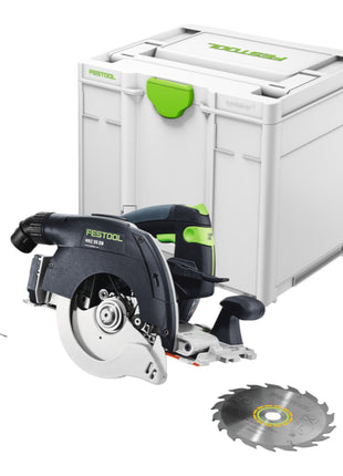 Festool HKC 55 EB-Basic sierra circular sin cable 18 V 160 mm sin escobillas + 1x batería recargable 5,0 Ah + cargador rápido + Systainer