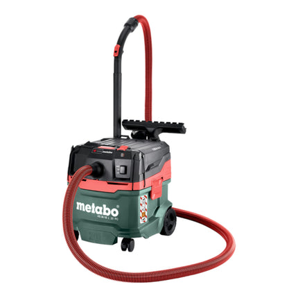 Metabo AS 36 18 L 20 PC bezprzewodowy odkurzacz do pracy na mokro/sucho 36 V ( 2x 18 V ) 20 L + 4x akumulator LiHD 8,0 Ah + podwójna ładowarka