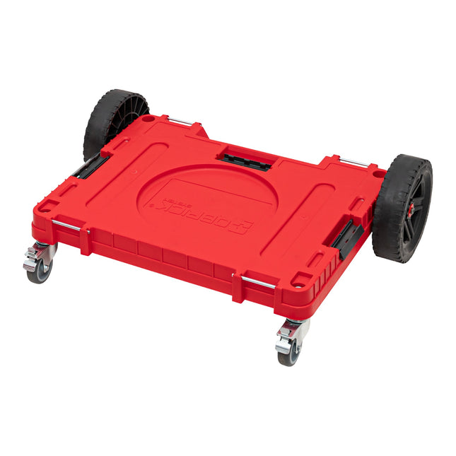 Platforma transportowa Qbrick System ONE 2.0 Allterrain RED Ultra HD 750 x 542 x 223 mm 120 kg z metalowymi kołami skrętnymi i hamulcem